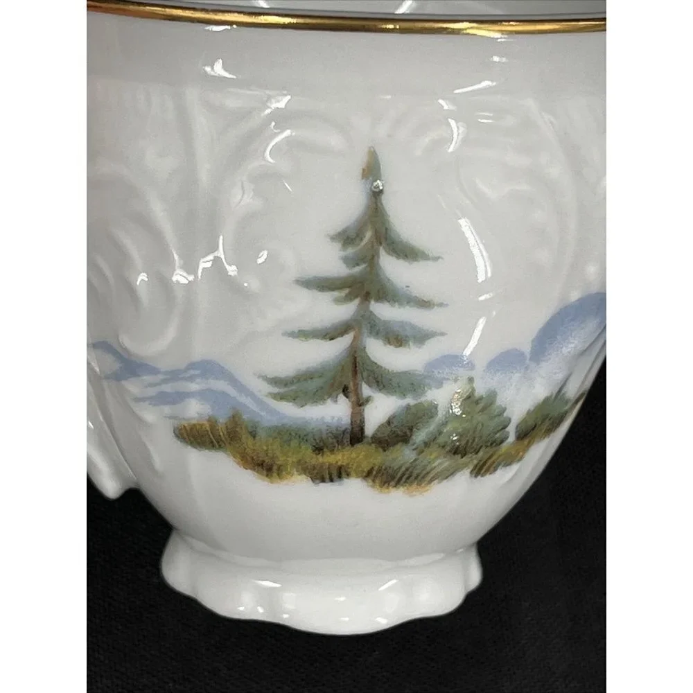 Bernadotte Czech Republic Wilddlife‎ Pheasant Espresso Demitasse Cup and Saucer